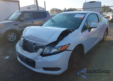 2012 Honda Civic Lx z USA, uszkodzony, nr VIN 2HGFG3B54CH519599